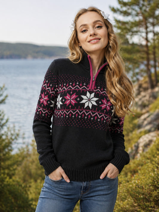 Wirvelvind Nordic Damtröja Ärtrik, Svart