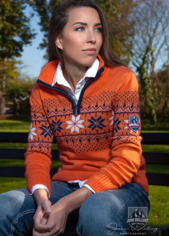 Wirvelvind Nordic Damtröja Ärtrik, Orange