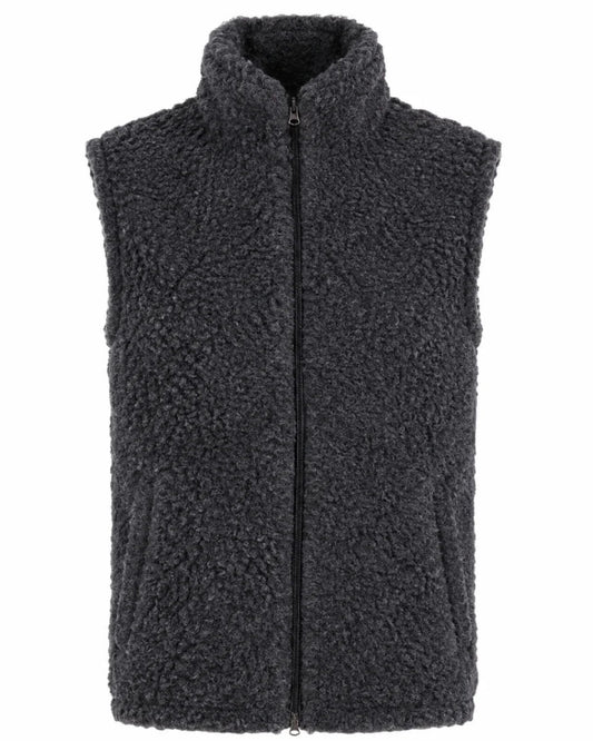 Merino Väst / Bodywarmer i 100% Merinoull (Koksgrå) – NORFINDE of Scandinavia