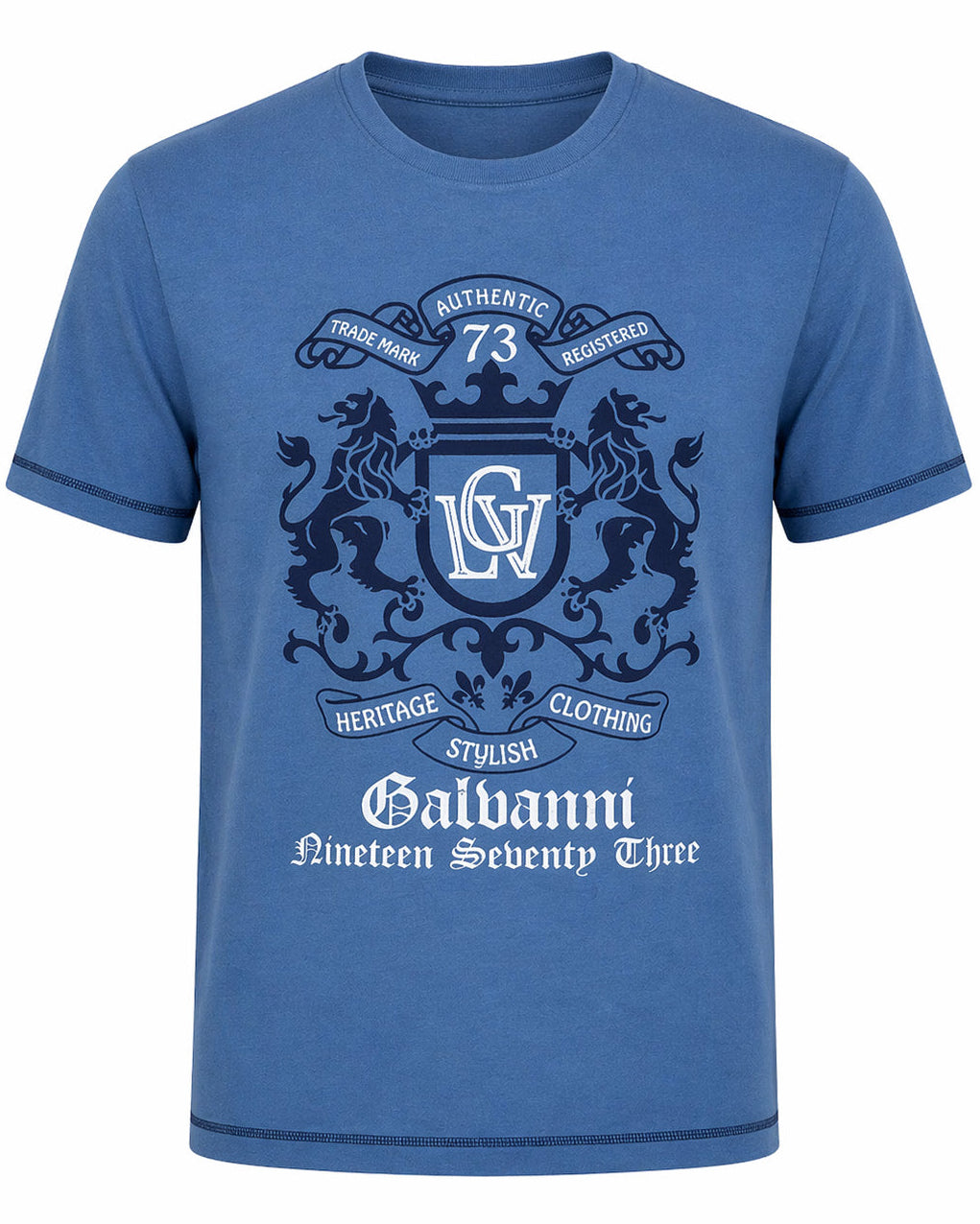 Wirvelvind Heritage T-shirt, blå