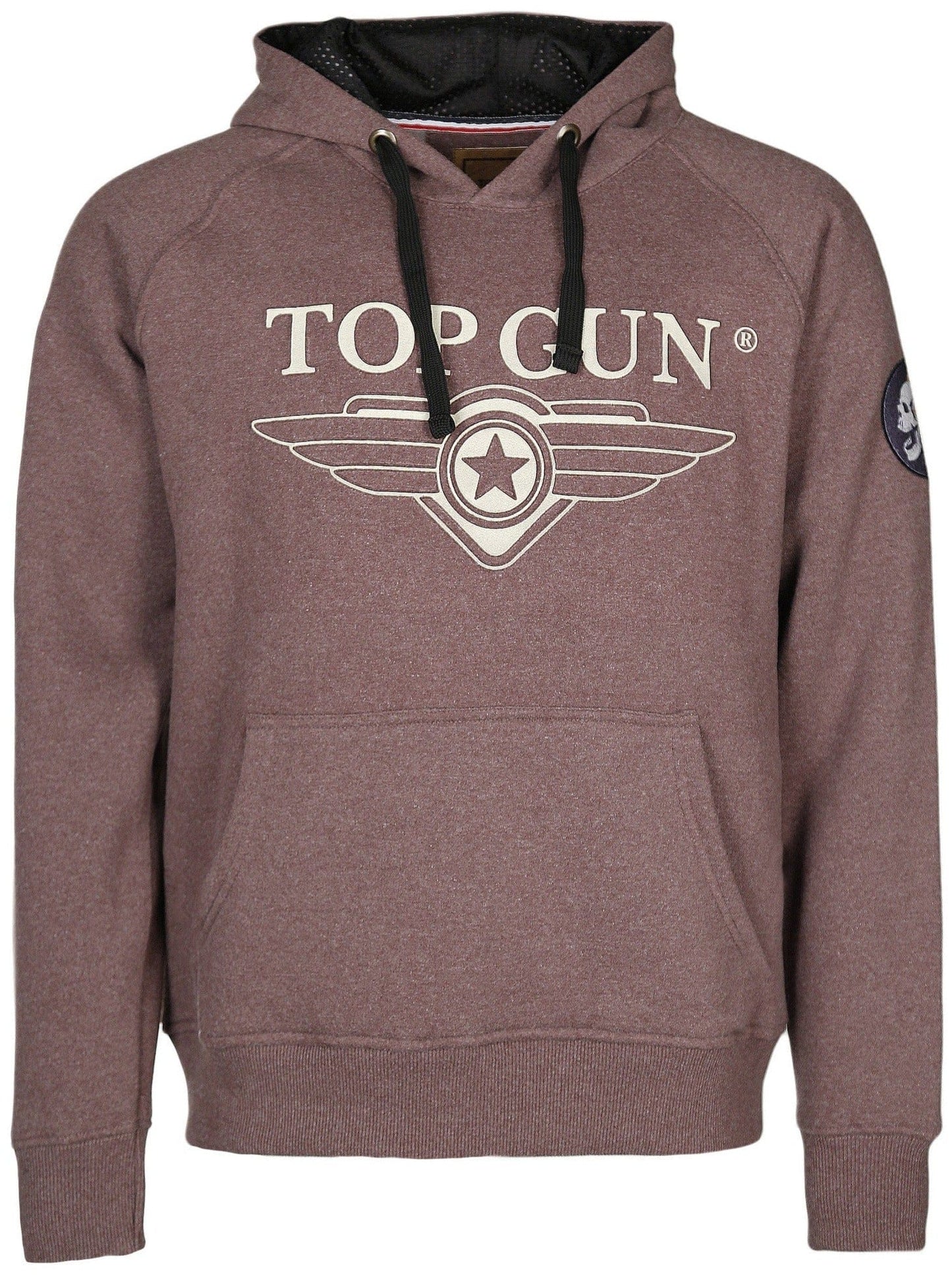 Wirvelvind Hoodie-tröja "Logo TST" med lappar på ärmen