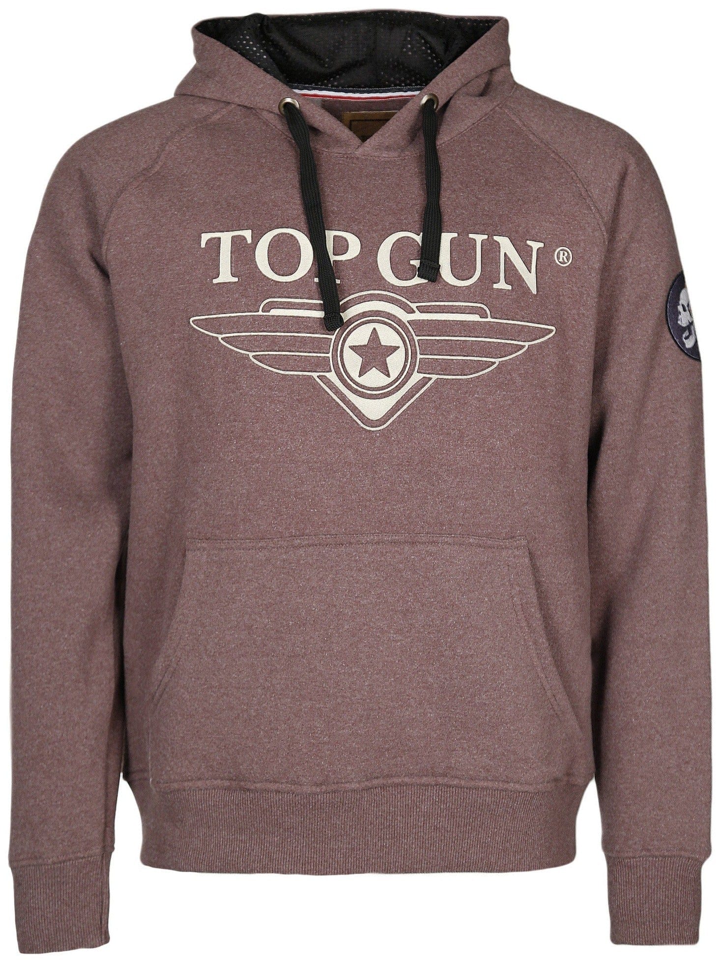 Wirvelvind Hoodie-tröja "Logo TST" med lappar på ärmen