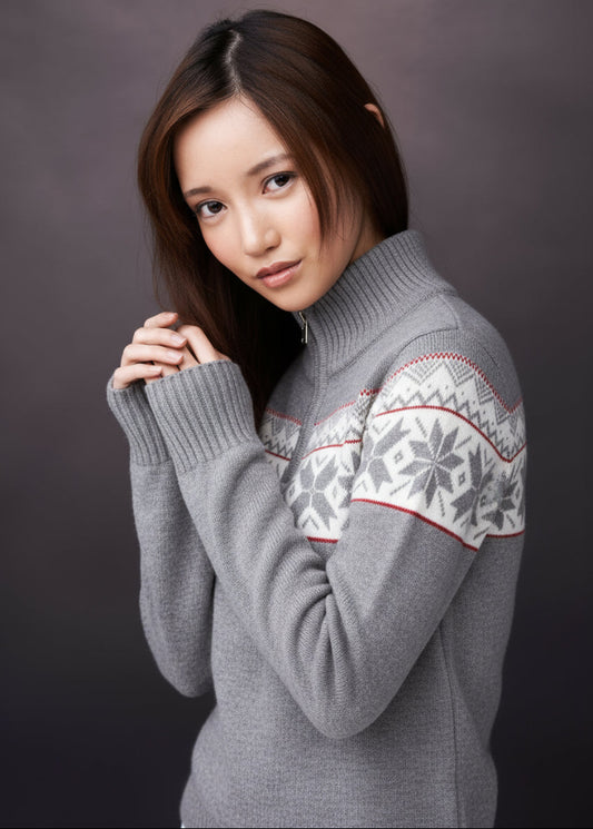 Wirvelvind Nordic Damtröja Sollefteå, Grå