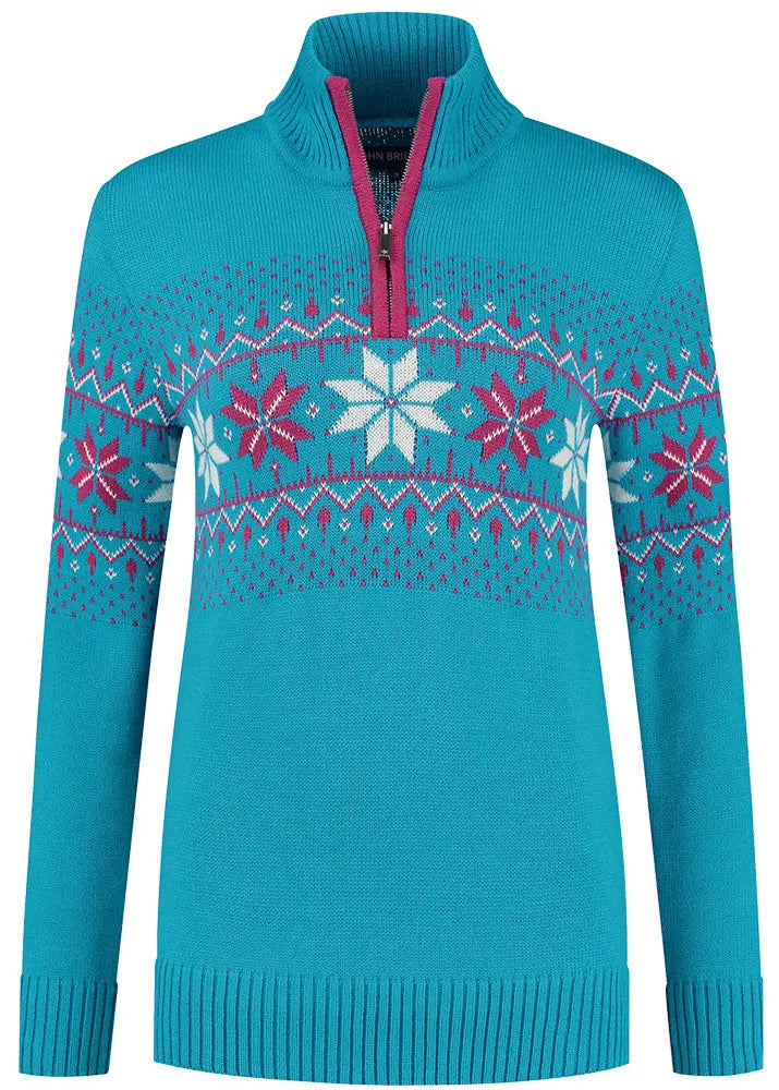 Wirvelvind Nordic Damtröja Ärtrik, Aqua