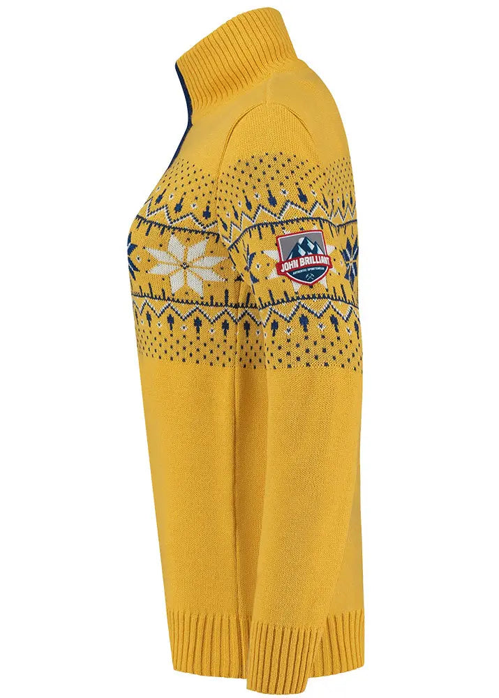 Wirvelvind Nordic Damtröja Ärtrik, Gul