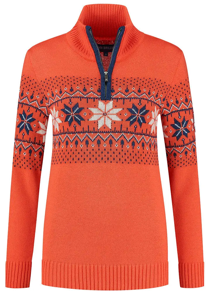 Wirvelvind Nordic Damtröja Ärtrik, Orange