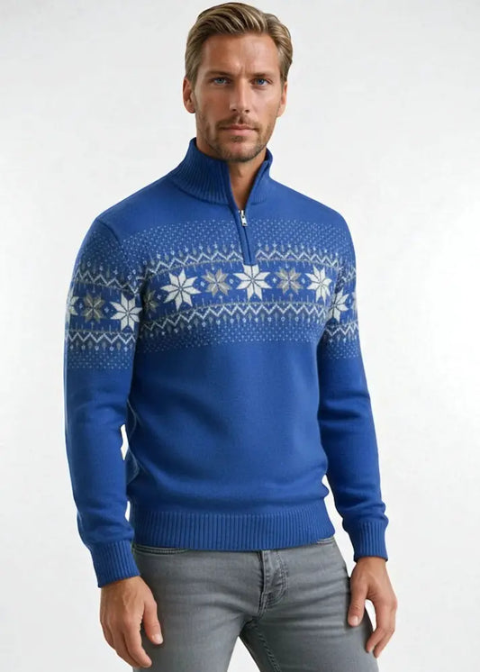 Wirvelvind Nordic Herrtröja Merino, Kobolt