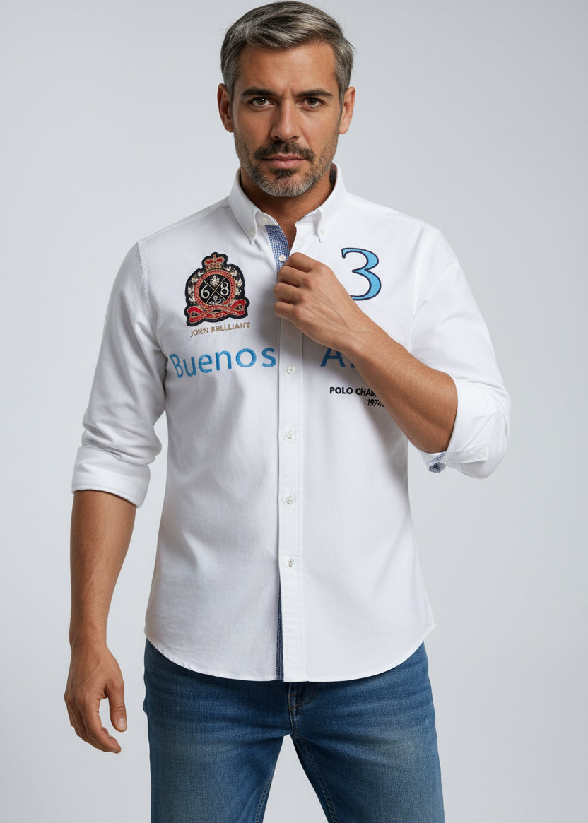 Wirvelvind Polosport Buenos Aires Shirt (vit)