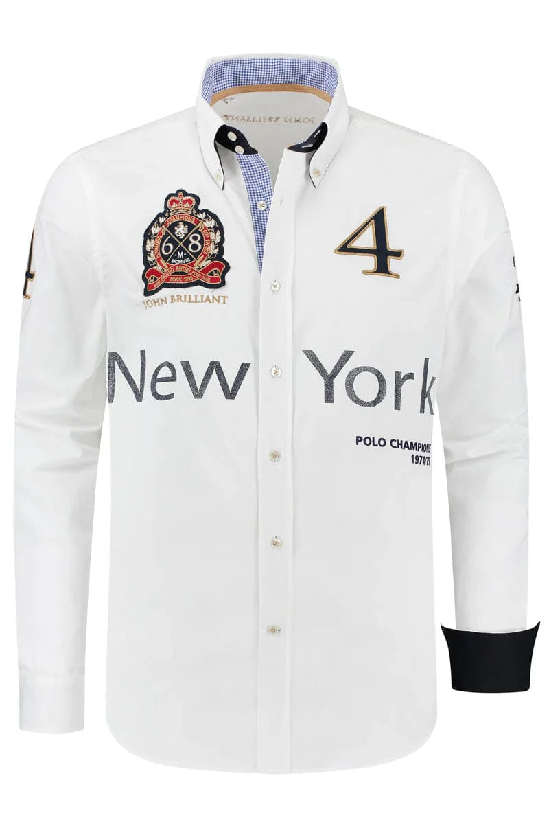 Wirvelvind Polosport New York Shirt (vit)