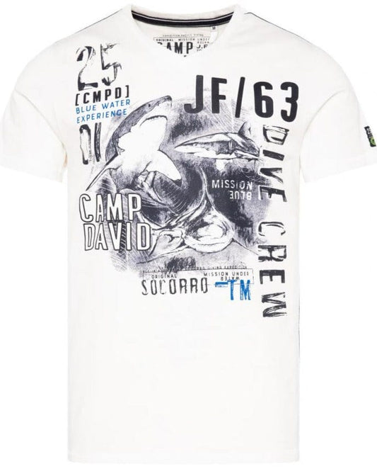 Wirvelvind Snygg med denna CAMP DAVID dykinspirerade t-shirt