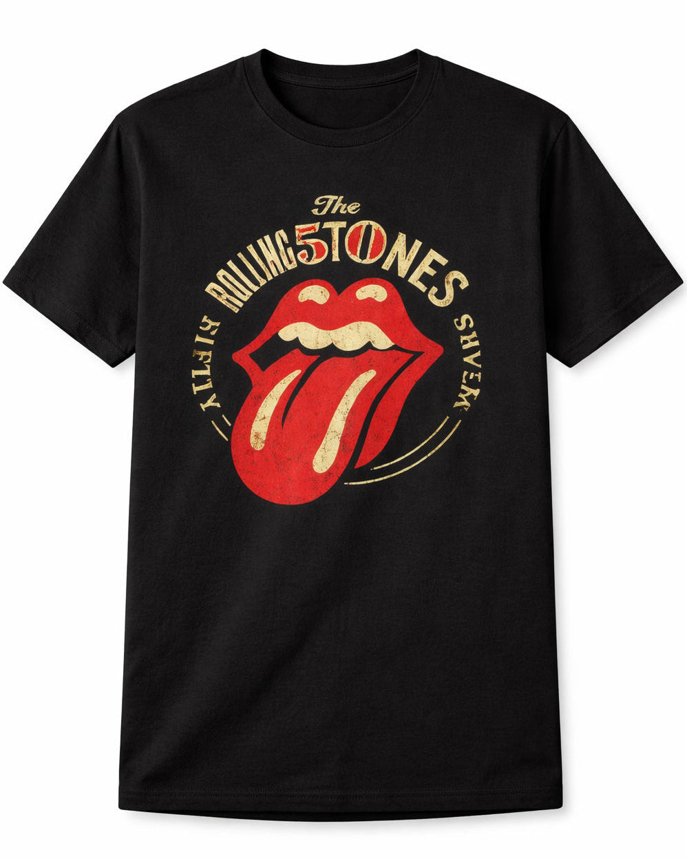 Wirvelvind T-shirt The Rolling Stones svart